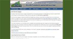 Desktop Screenshot of eriesoccer.com